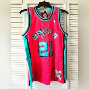 San Antonio Spurs Tim Duncan Mitchell & Ness 1998-99 Hardwood Classics Jersey